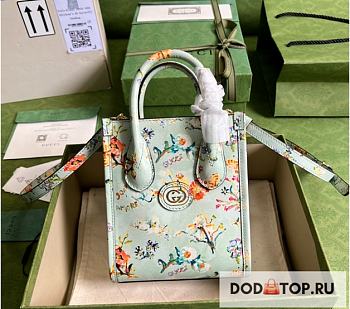 Gucci Small Tote Bag Flower Size 16 x 20 x 7 cm