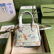 Gucci Handle Bag Flower Size 20 × 19.5 × 7.5 cm - 3