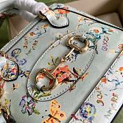 Gucci Handle Bag Flower Size 20 × 19.5 × 7.5 cm - 2