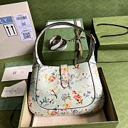 Gucci Flower Jackie 1961 Small Bag Size 28 x 19 x 4.5 cm - 6