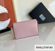 Prada Small Chain Pink Wallet Size 17 x 9.5 x 3.5 cm - 2