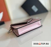 Prada Small Chain Pink Wallet Size 17 x 9.5 x 3.5 cm - 3