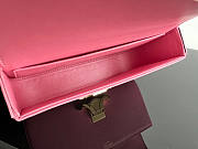 Celine Chain Shoulder Bag Cuir Triomphe Pink Size 20.5 x 10.5 x 4 cm - 4