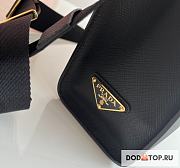 Prada Medium Saffiano Leather Handbag Black Size 28 x 22 x 9 cm - 4