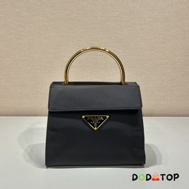 Prada Matinée Small Saffiano Leather Bag Black Size 21 x 17 x 12 cm - 1