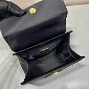 Prada Matinée Small Saffiano Leather Bag Black Size 21 x 17 x 12 cm - 3
