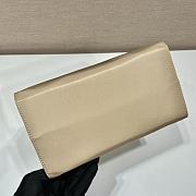 Prada Matinée Small Saffiano Leather Bag Beige Size 21 x 17 x 12 cm - 6