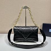 Prada Padded Nappa Leather Shoulder Bag Black Size 31 x 19 x 8.5 cm - 1