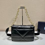 Prada Padded Nappa Leather Shoulder Bag Black Size 31 x 19 x 8.5 cm - 5