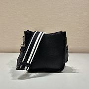 Prada Leather Mini Shoulder Bag Black Size 19 x 20 x 6 cm - 6