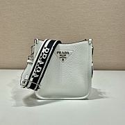 Prada Leather Mini Shoulder Bag White Size 19 x 20 x 6 cm - 1