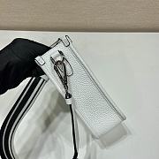 Prada Leather Mini Shoulder Bag White Size 19 x 20 x 6 cm - 6