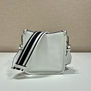 Prada Leather Mini Shoulder Bag White Size 19 x 20 x 6 cm - 3