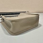 Prada Leather Mini Shoulder Bag Gray Size 19 x 20 x 6 cm - 6