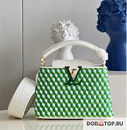 Louis Vuitton LV Capucines Mini Green Size 21 x 14 x 8 cm - 1