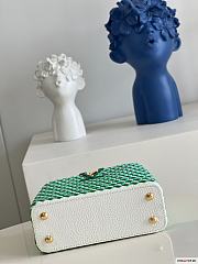 Louis Vuitton LV Capucines Mini Green Size 21 x 14 x 8 cm - 6
