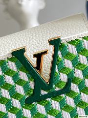 Louis Vuitton LV Capucines Mini Green Size 21 x 14 x 8 cm - 2