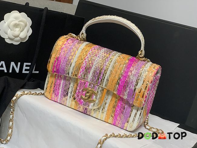 Chanel Flap Handle Bag Size 20 x 14 x 7 cm - 1