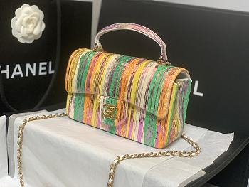 Chanel Flap Handle Bag 01 Size 20 x 14 x 7 cm