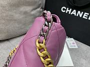 Chanel Flap Bag Lambskin Purple Size 26 x 16 x 9 cm - 2