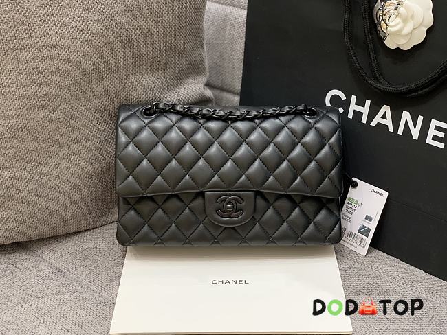 Chanel Flap Bag Full Black Size 25 cm - 1