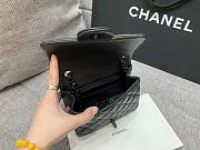 Chanel Flap Bag Full Black Size 17 cm - 3