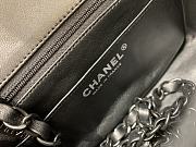 Chanel Flap Bag Full Black Size 17 cm - 5