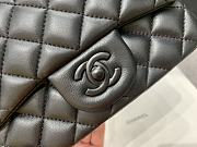 Chanel Flap Bag Full Black Size 17 cm - 6
