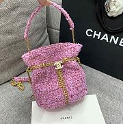 Chanel Small Bucket Bag Size 18 x 19 x 15 cm - 6