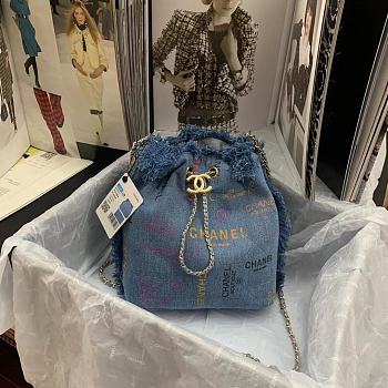 Chanel Bucket Bag Size 23 × 20 × 9.5 cm