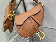 Dior Saddle Bag Brown Size 19.5 cm - 5