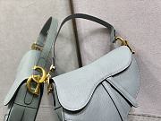 Dior Saddle Bag Grey Size 25.5 cm - 5