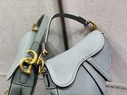 Dior Saddle Bag Grey Size 19.5 cm - 4