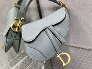 Dior Saddle Bag Grey Size 19.5 cm - 5