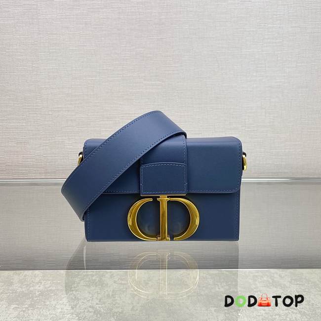 Dior Shoulder Bag Blue Size 17.5 x 11.5 x 5 cm - 1