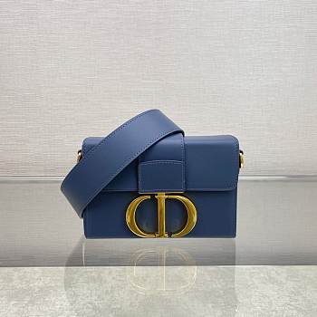 Dior Shoulder Bag Blue Size 17.5 x 11.5 x 5 cm