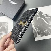 YSL Card Holder Gold Buckle Size 10.5 × 7.5 × 0.5 cm - 5