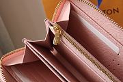 Louis Vuitton LV Zipper Pink Wallet Size 19.5 x 10.5 x 2.5cm - 6