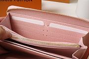 Louis Vuitton LV Zipper Pink Wallet Size 19.5 x 10.5 x 2.5cm - 3