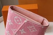 Louis Vuitton LV Sarah Pink Wallet Size 19.5 x 10.5 x 2 cm - 5