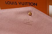 Louis Vuitton LV Sarah Pink Wallet Size 19.5 x 10.5 x 2 cm - 3