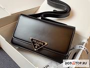 Prada Shoulder Bag Black 1BD321 Size 24 x 15 x 6 cm - 5