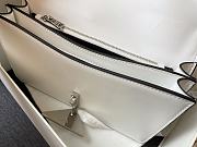 Prada Shoulder Bag White 1BD321 Size 24 x 15 x 6 cm - 3