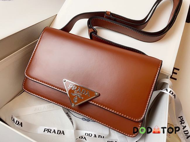 Prada Shoulder Bag Brown 1BD321 Size 24 x 15 x 6 cm - 1