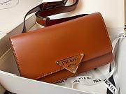 Prada Shoulder Bag Brown 1BD321 Size 24 x 15 x 6 cm - 4