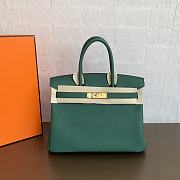 Hermes Birkin Green Bag Size 25/30/35 cm - 1