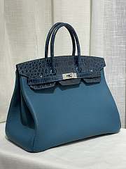 Hermes Birkin Touch 35 Blue - 2