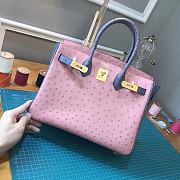 Hermes Ostrich Pink Size 25 - 4