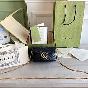 Gucci Marmont Nano Black Size 16.5 x 10 x 5 cm - 1