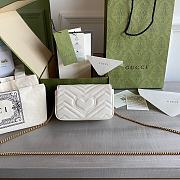 Gucci Marmont Nano White Size 16.5 x 10 x 5 cm - 4